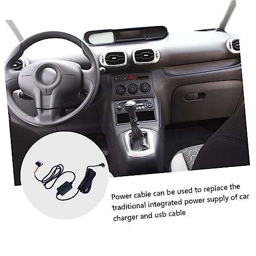 Cable para tablero de coche Vaguelly alimentación DVR kit de instalación limpia para salpicadero 4