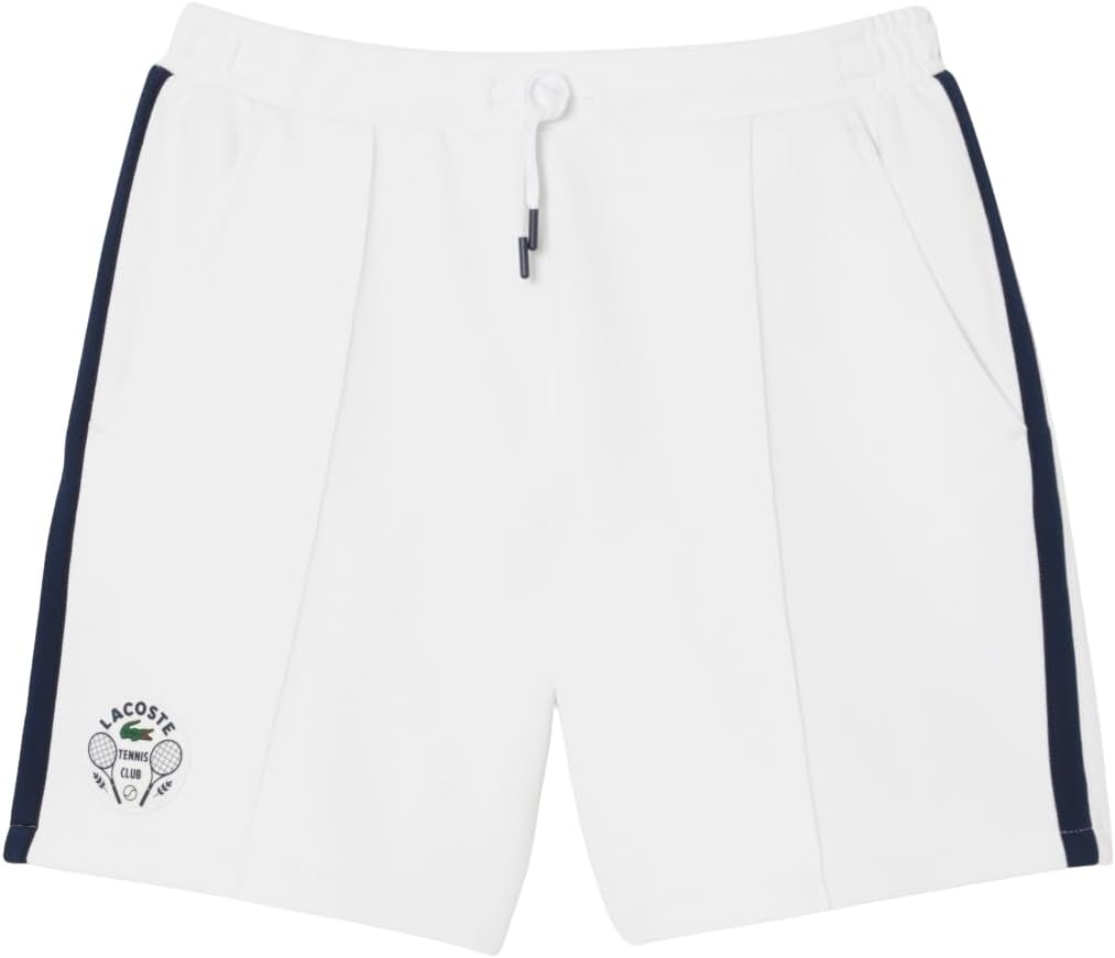 Lacoste Mens Ultra Dry Badge Accent Tennis Heritage Shorts