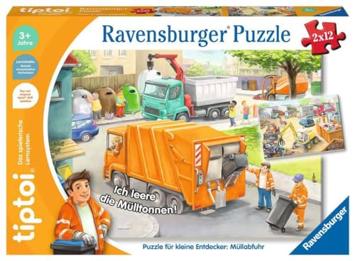Ravensburger 00172 tiptoi - 00138 - Little Explorers - Puzzle pour Enfant à partir de 3 Ans - pour 1 Joueur
