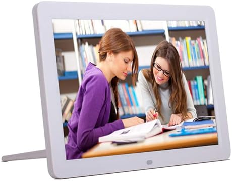 Digitaler FotoRahmen 12-Zoll-Vollformat UnterstAtzung 1080P LED-Touchscreen-Taste multifunktionaler WerbeMaschine elektronischer Bilderrahmen weiAY Digitaler FotoRahmen 12-Zoll-Vollformat UnterstAtzung 1080P LED-Touchscreen-Taste multifunktionaler WerbeMaschine elektronischer Bilderrahmen weiAY