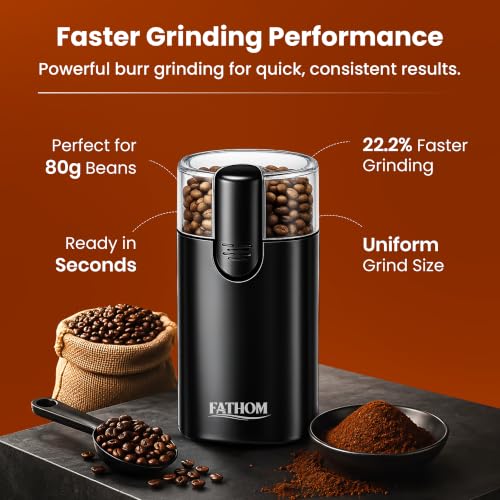 Image of FATHOM Elite Electric Coffee Grinder - 100g Capacity