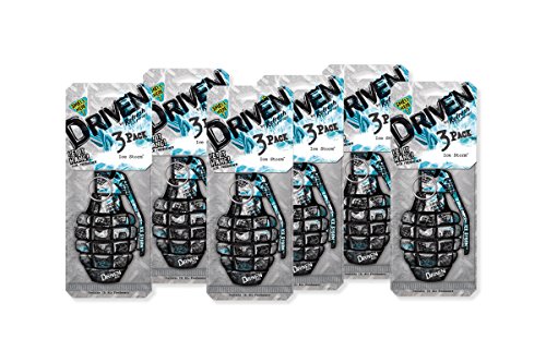 Driven by Refresh (86108) Ice Storm Scented Paper Air Freshener, (Pack of 6)