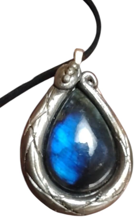 | Gold Serpent Pendant Snake Goddess Necklace | Kundalini Activation Jewelry with Obsidian and Labradorite | Death and Rebirth Shamanism