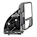 AKKON - For 08-16 Ford SuperDuty Extendable Towing Power Telescoping Wide Angle Side Mirrors Passenger Side