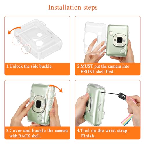 Funda protectora transparente para Fujifilm Instax Mini Liplay miniatura 7