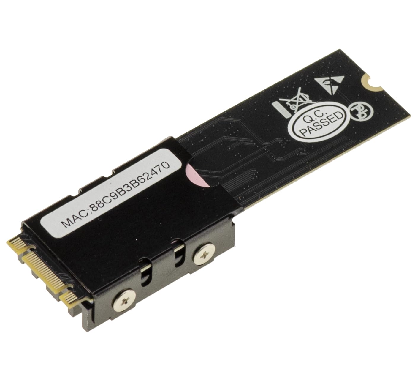 KALEA-INFORMATIQUE Scheda di rete M2 B+M Key SFP+ 10G PCIe 3.0 x2 RTL8127ATF | Chipset a basso consumo, riscaldatore molto basso, adatto per installazioni poco ventilate