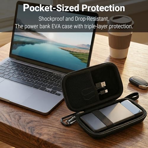 Portable Bank Charger Case for charmast for VRURC for OHOVIV Fast Charging Battery Protective Case(Blue) - Image 6
