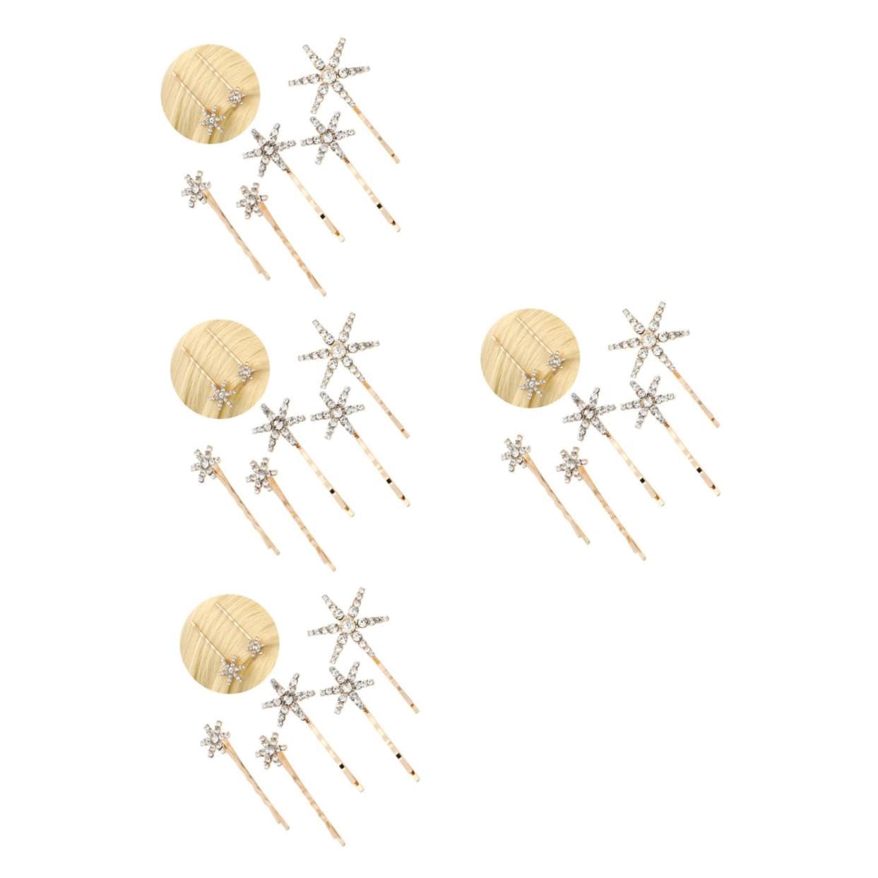 4 Set Di Decorazioni Per Per Donne Piccole Mollette Per Fermagli Per Per Donne Fermagli Per Da Sposa Per Alla Moda 5 Pezzi * 4