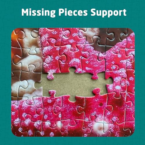 Bullglesup Puzzles für Erwachsene, 1000 Teile, Weihnachtsbäckerei-Puzzle (69,8 x 49,8 cm) – Ansicht 3