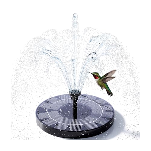 AISITIN 2.5W Solar Bird Bath Fountain Pump, Solar...