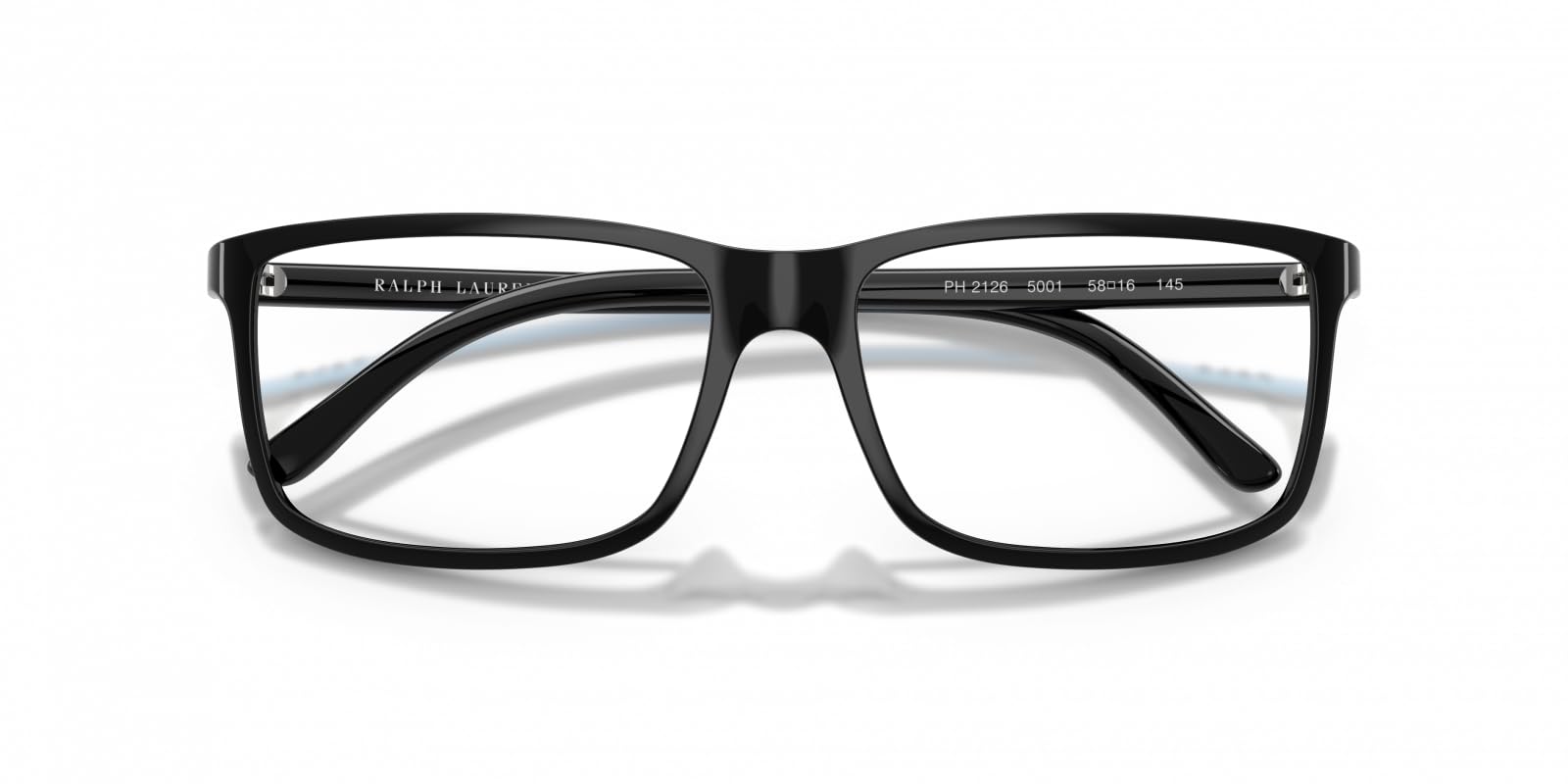 POLO 0PH2126 Monture de lunettes Noir brillant 55-16-145 mm