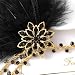 Bohend Vintage años 20 plumas bandas para el pelo Flapper nupcial Headpieces...