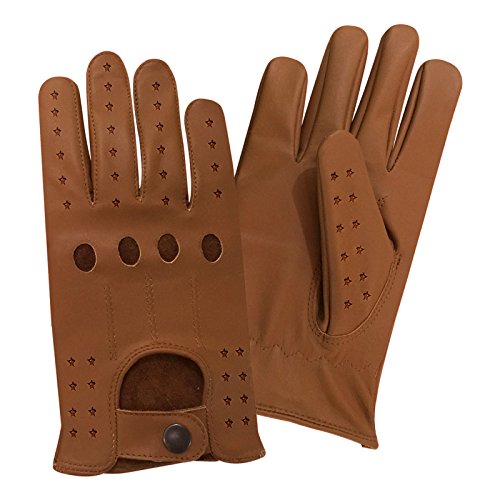Gants classiques 507Stern cuir de vachette nappa véritable noir taille M