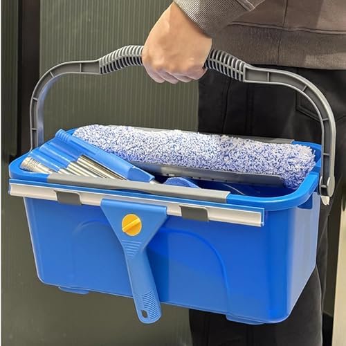 Kit de limpieza de ventanas para el hogar y aulas con mango largo adaptable 3