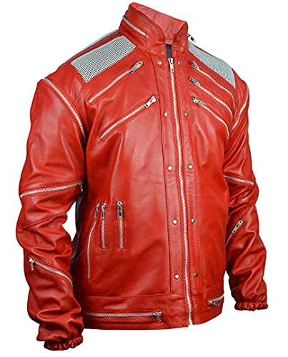 (100% Real Leather) Beat-It Jacket song - A++ Quality Sheep Leather