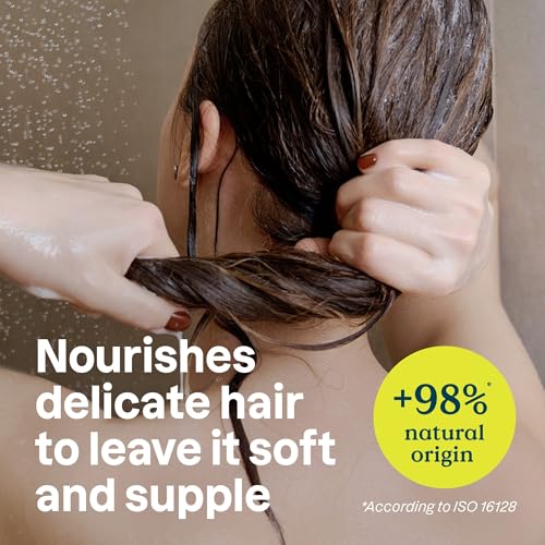 Image of ATTITUDE Nourishing Hair Conditioner for Sensitive Dry Scalp, Dry and Damaged Hair, Soothing Oat, Naturally Dervied Ingredients, Dermatologically Tested, Vegan Detangler, 32 Fl Oz