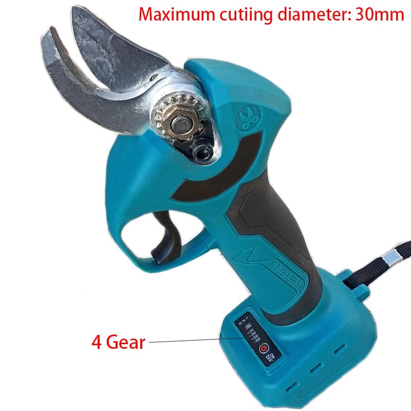 Tijeras de podar eléctricas, Podadora eléctrica de 18V y 30mm, tijeras jardín, herramientas, batería recargable, podar, herramienta sin