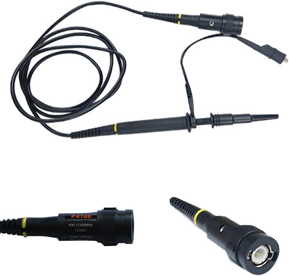 P4100 2KV High Voltage Universal Passive Clip Test Oscilloscope 100X Leads Pin 100MΩ Probe Needle