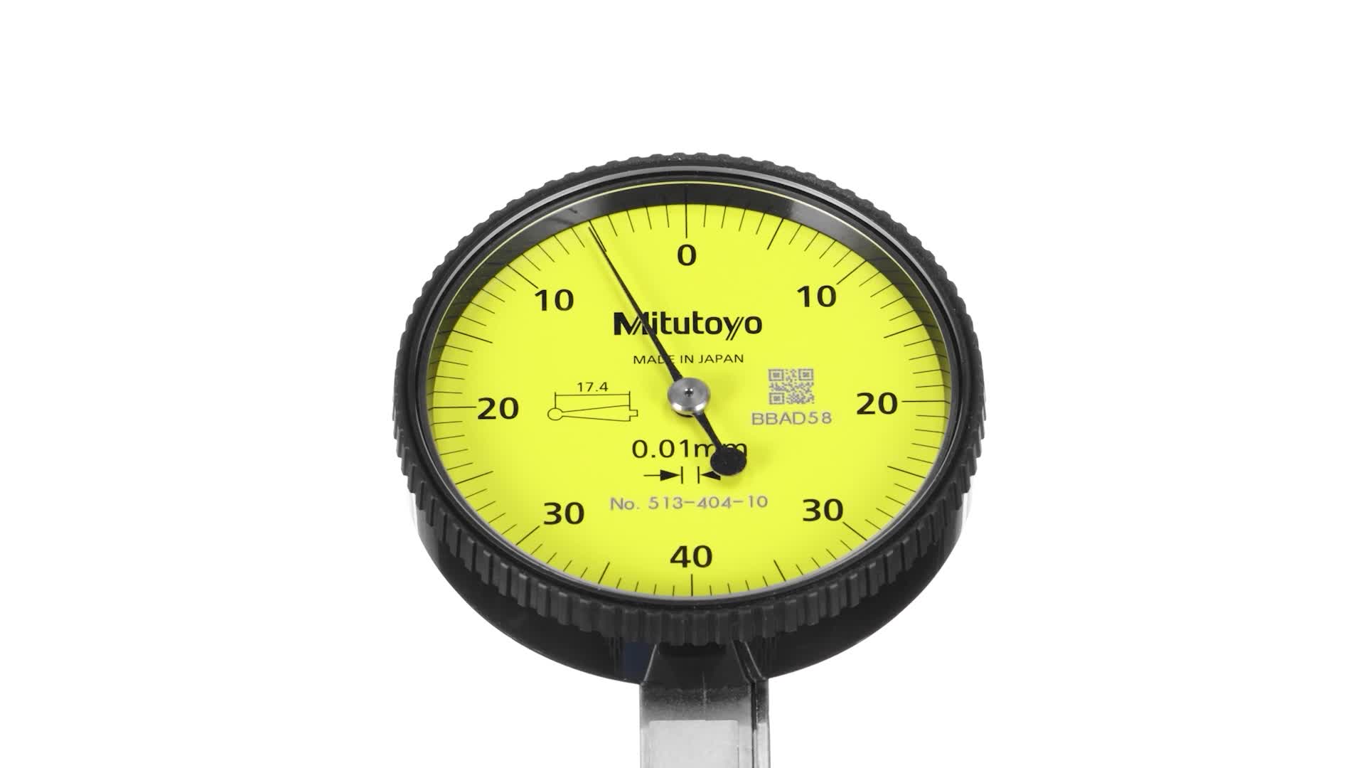 Mitutoyo 513-404-10T Dial Test Indicator Horizontal Type 4/8mm