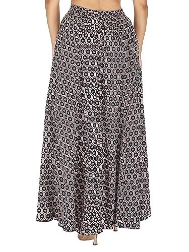 Image of Sttoffa Cotton Printed Women Wear Maxi Long Skirt 40 inch inch Full Length