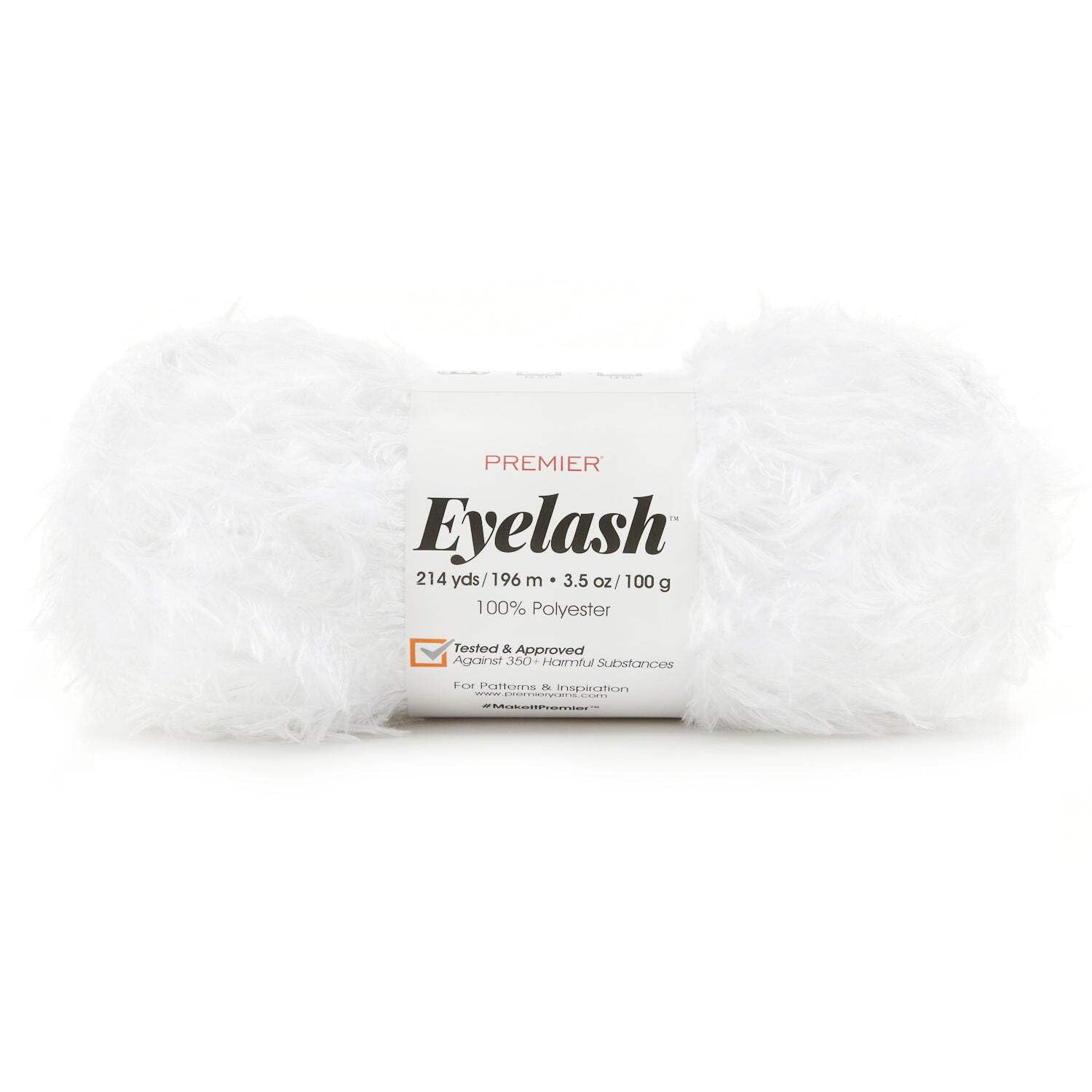Premier Yarns Eyelash Yarn blanc tricot crochet loisirs créatifs