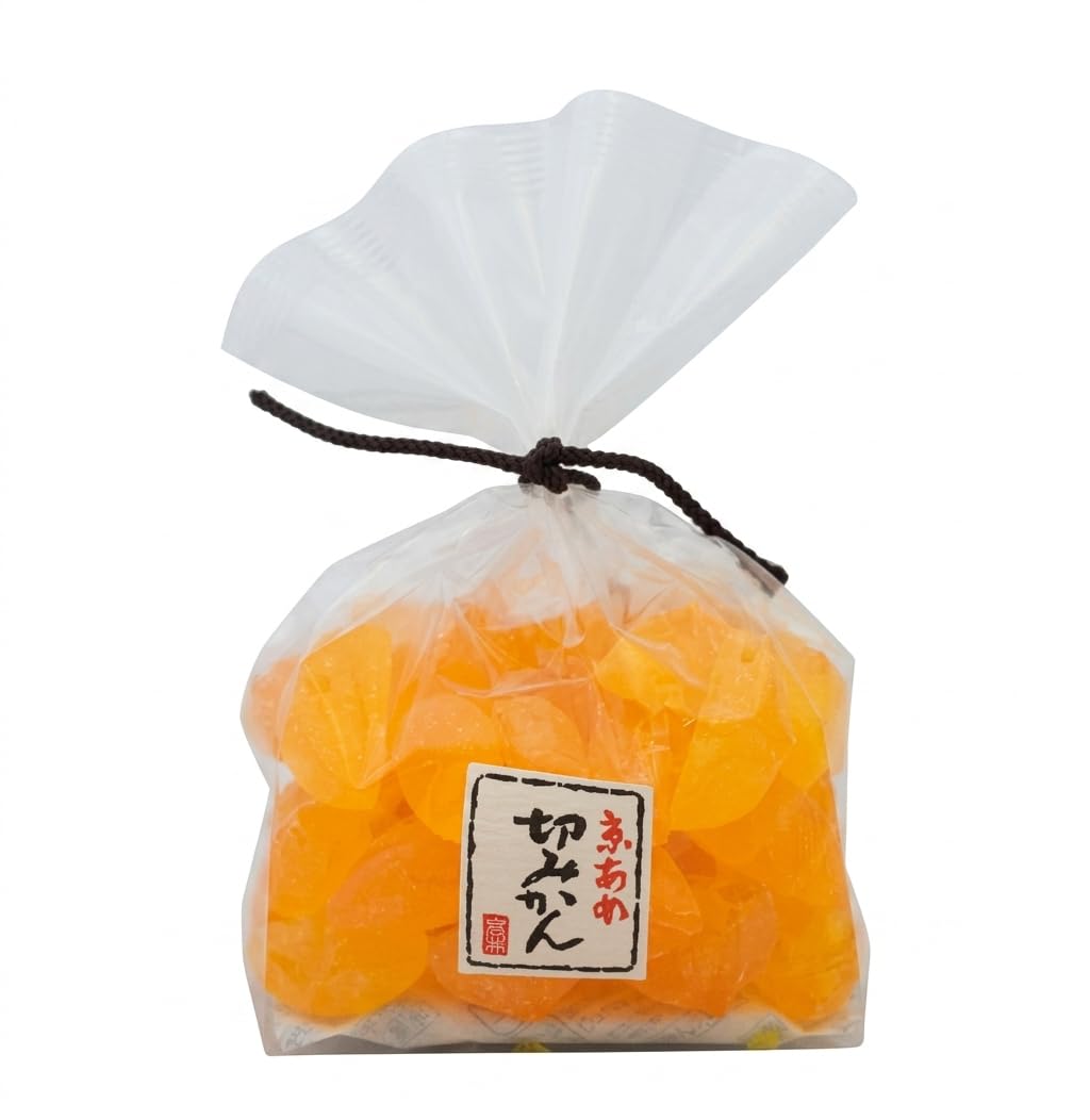 Amazon.co.jp: 切みかん飴 オレンジ味 1袋 130g入り : 食品・飲料・お酒