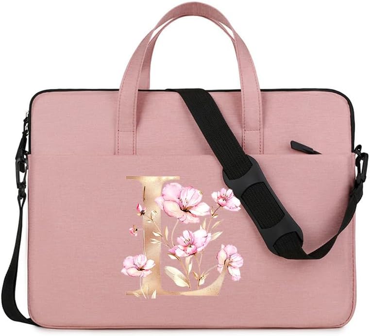 Computer Bag For Men & Women, With Initial Laptop Bag,14/15inches Messenger bag For Office、Business、Travel、School