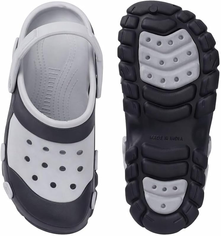 Image of Richmen Super Soft Stylish and Comfortable EVA Anti-Skid Men Sliders with Lightweight Cushioned Footwear Adjustable Back Strap Everyday Use Mules for Boys & Men's Clogs