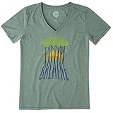 Life is Good Women's Cool Vee Simple Sun