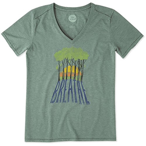 Life is Good Women's Cool Vee Simple Sun