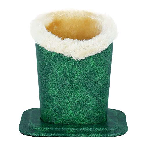 Plush Lined Eyeglass Holder Stand Glasses Holder Case For Desk And