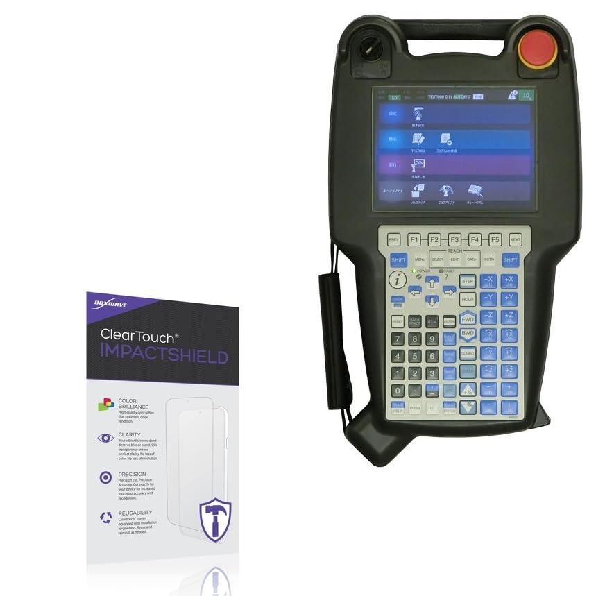 BoxWave Screen Protector Compatible with Fanuc iPendant - ClearTouch ImpactShield (2-Pack), Impenetrable Screen Protector Flexible Film