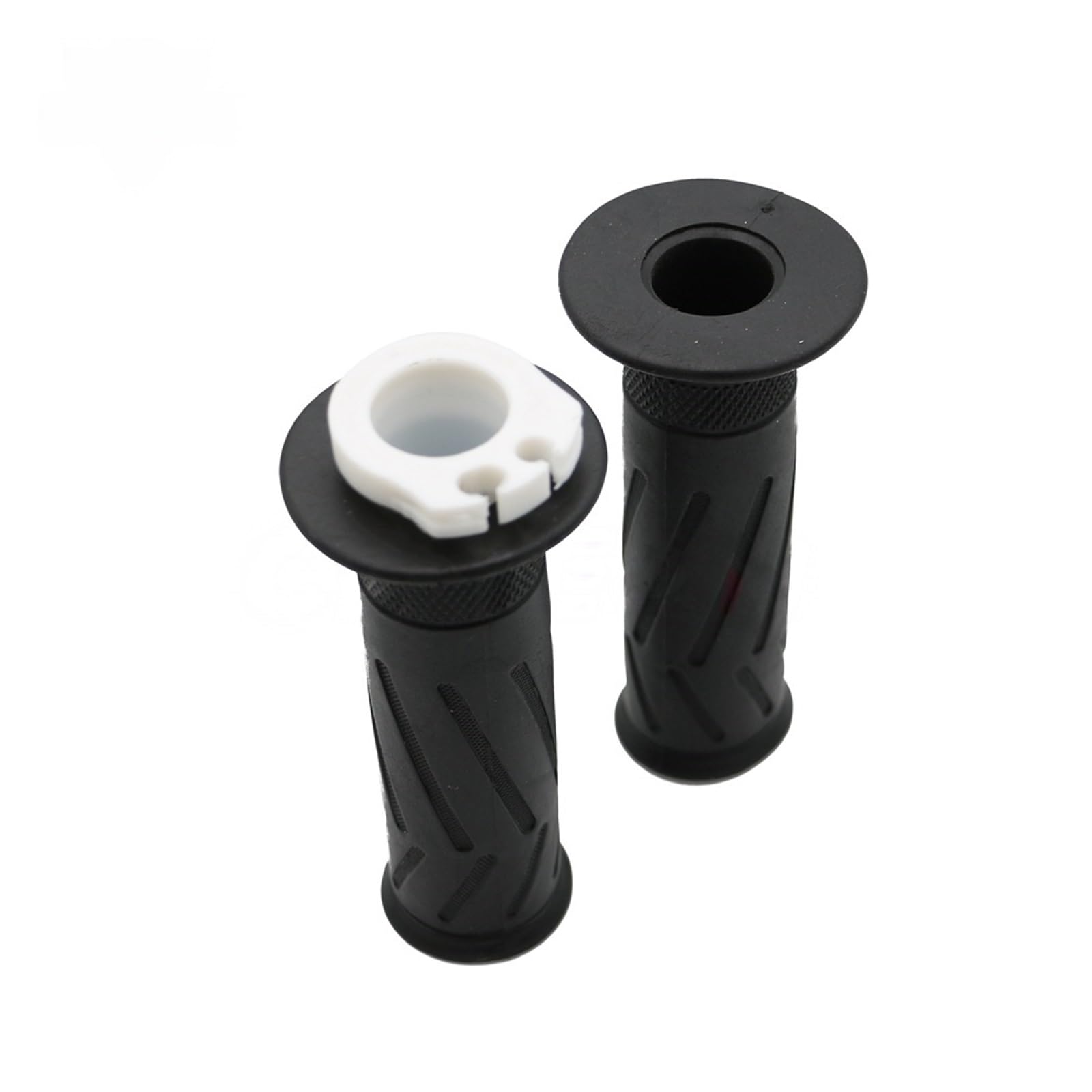 Empuñaduras Manillar Empuñadura De Goma De Doble Acelerador para Motocicleta, Empuñaduras De Agarre Universales, Funda De Goma Antideslizante para Manillar De Motocicleta(13cm)