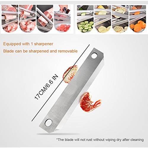 for Home Or Commercial Use,Manual Meat Cutter Frozen, Small Home Commercial Cleavers, Suitable for Beef Lamb Rolls, Barbecued Meat Slices and Hard Vegetable - Image 6