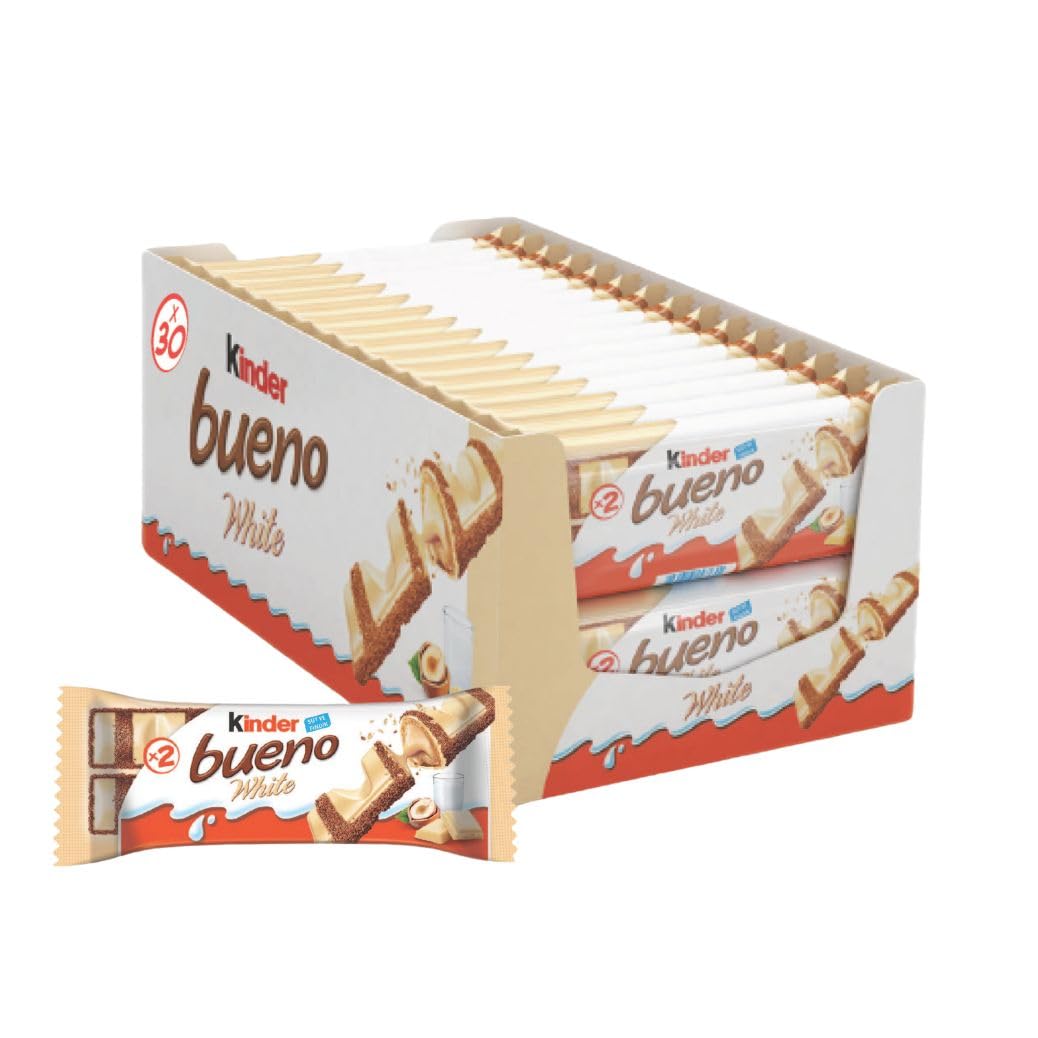Kinder Bueno White Çikolata 39 Gr, 30 Adet