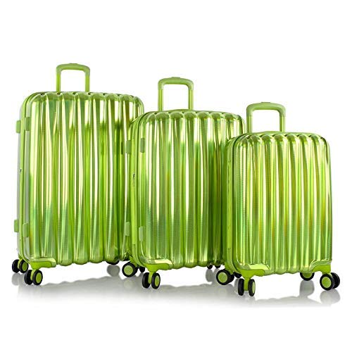 HeysAmerica Astro Iridescent Spinner Luggage (Green, 3pc Set)