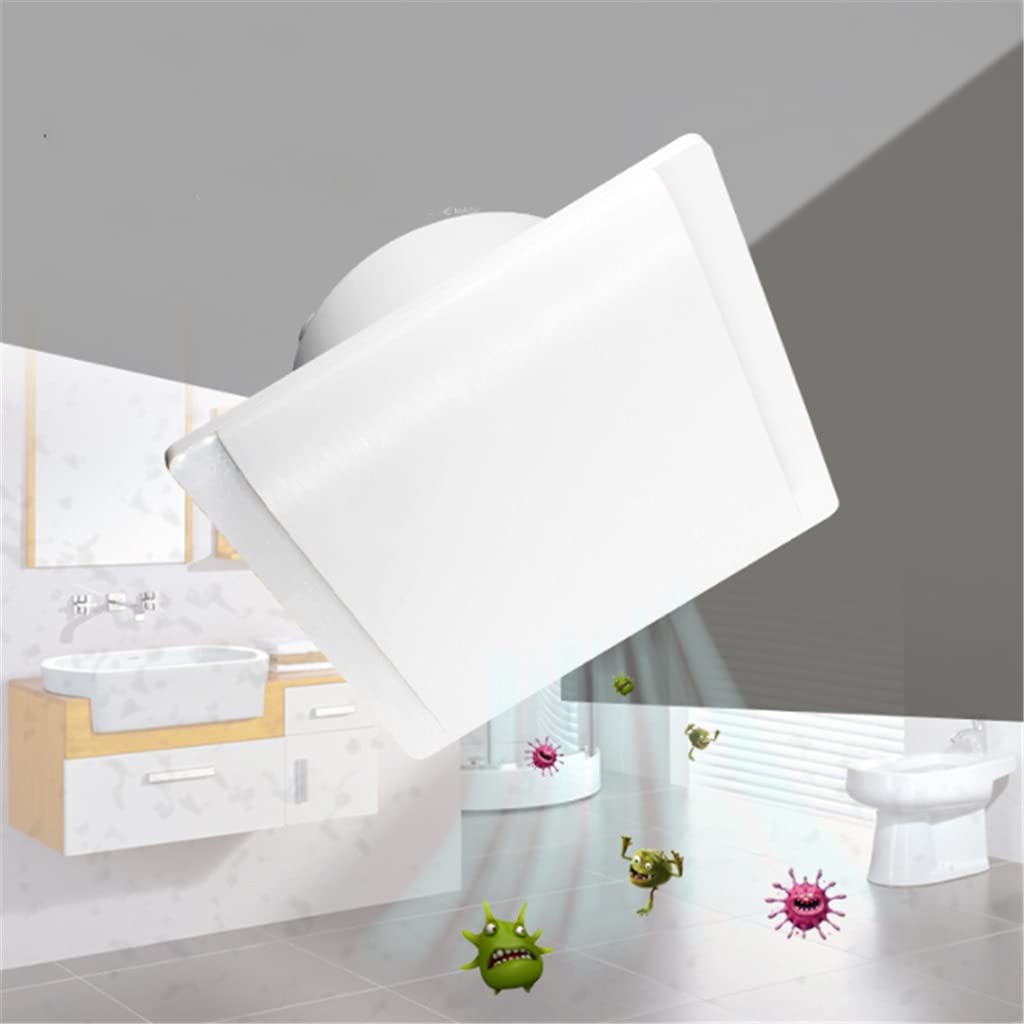 Extractor de baño, Extractor de Cocina con conducto, Tipo Techo con válvula de retención, recirculación antiaire de 8 Pulgadas