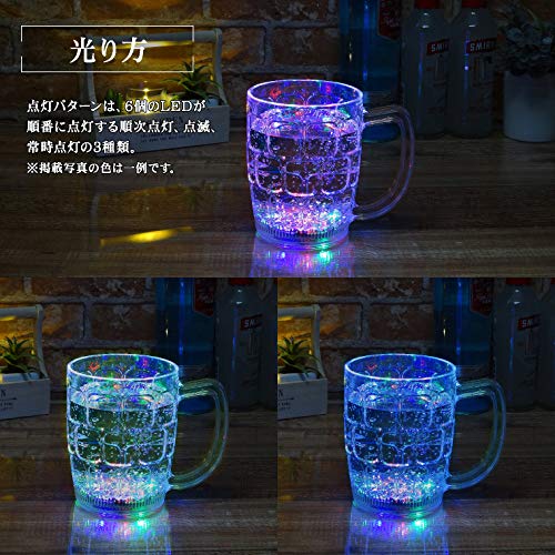ビールジョッキアクリルライト、26cm Amazon | 電光ホーム 光る ビール ジョッキ スイッチ型 590ml