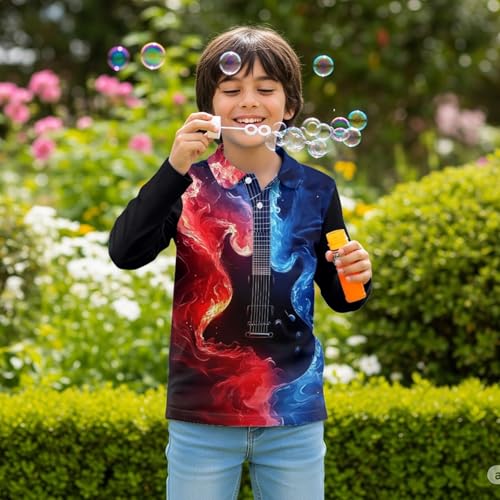 HUIACONG Boys Girls Under Shirts for Kids Children Golf Shirts Sweatshirts4