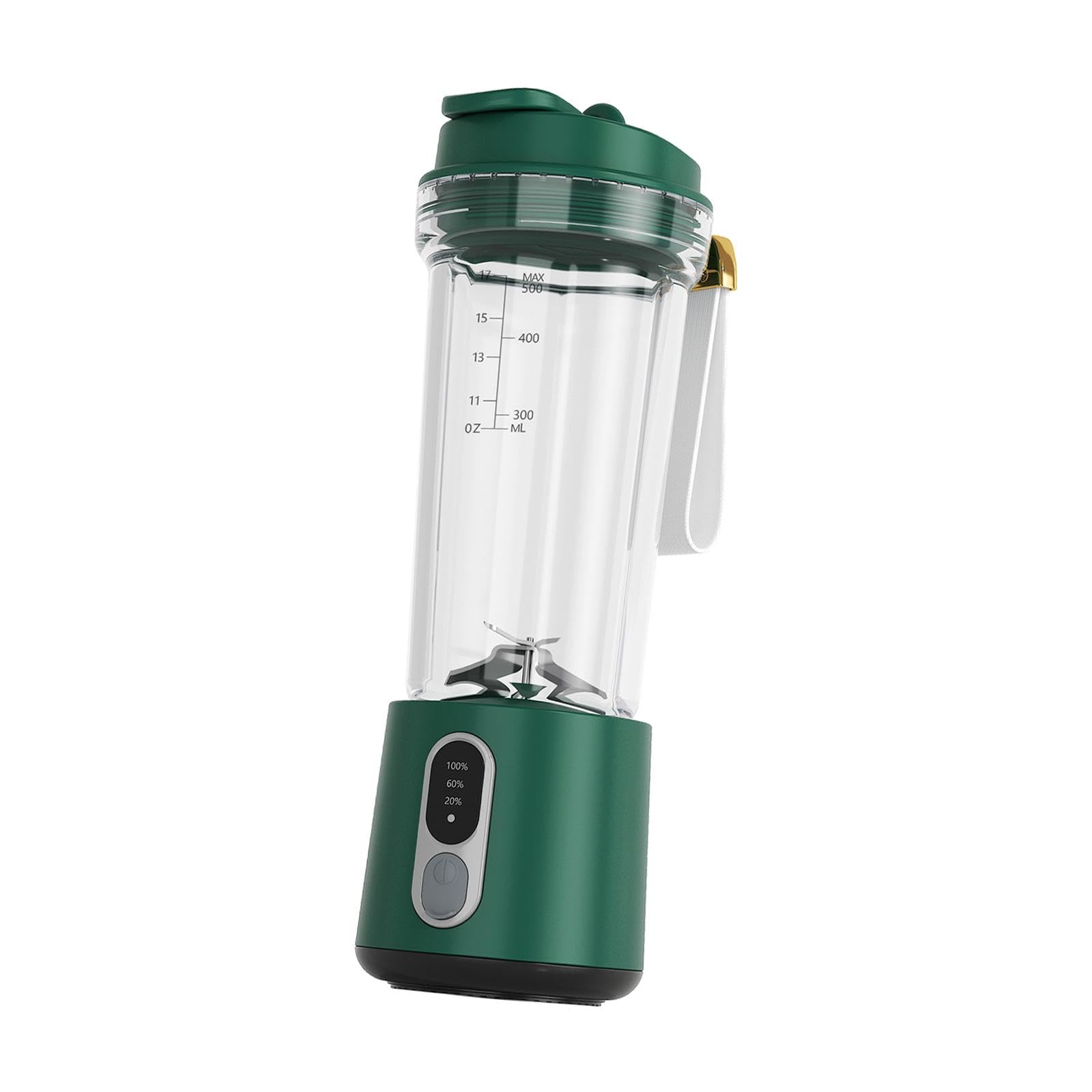 Mixeur portable pour fruits vert | Mini blender à main de cuisine et voyage