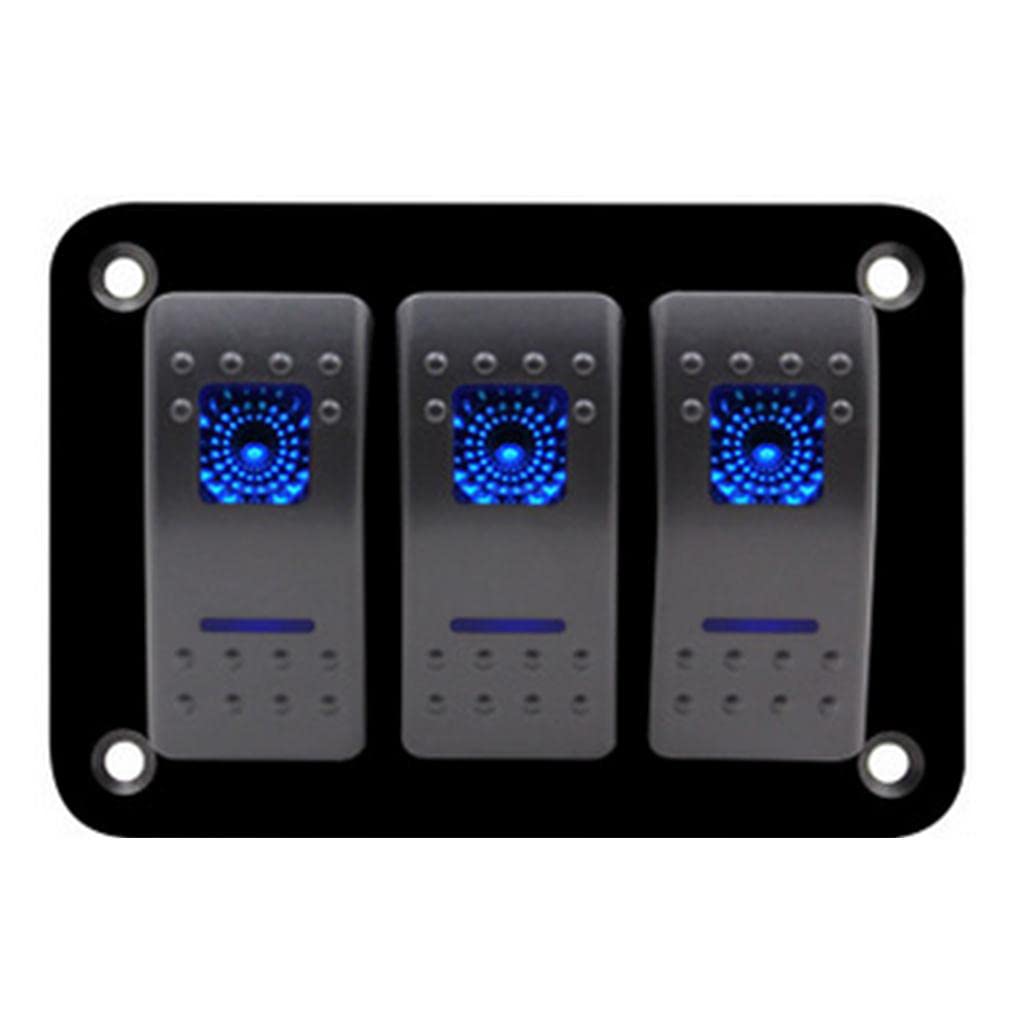 Panel de Interruptores Basculantes LED para control náutico eficiente 8