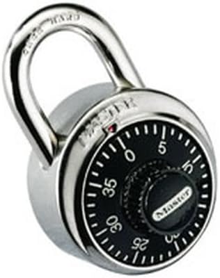 Master Lock 1502 Combination Lock, Black