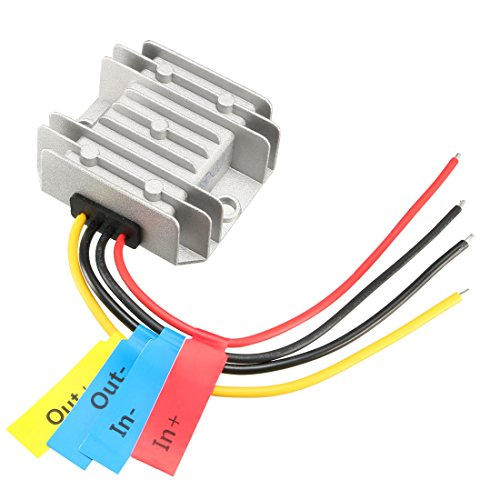 uxcell Power Converter Regulator DC 48V/60V to DC 5V 10A 50W Waterproof Voltage Convert Transformer