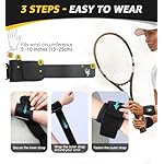 HiRui Wrist Compression Strap Wrist Brace Wrist Wraps for Fitness, Weight Lifting, Tendonitis, Carpal Tunnel Arthritis, Pain Relief, Great Support for Men Women, Adjustable (2 PCS) - Image 5