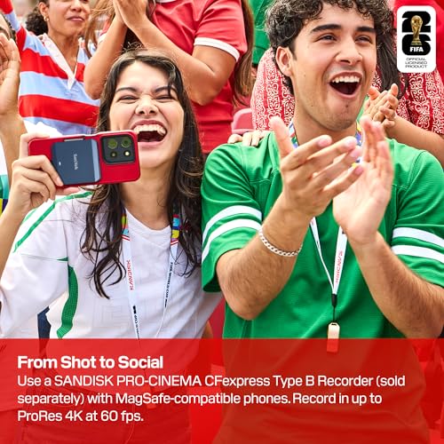 Image of SANDISK CFexpress Type B Card FIFA World Cup 2026 Edition 256GB (read speeds up to 1700MB /s, write speeds up to 1200MB /s, shoot the FIFA World Cup 2026 in up to 4K RAW)