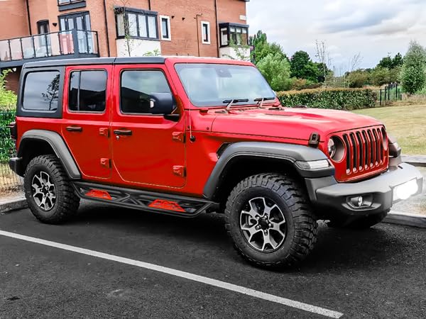 Estribos para Jeep Wrangler JL Unlimited 2018-2026 4 puertas miniatura 5