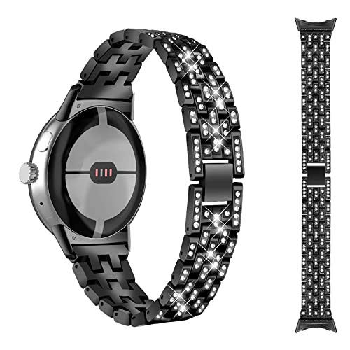 Miimall Compatible with Google Pixel Watch Metal Strap