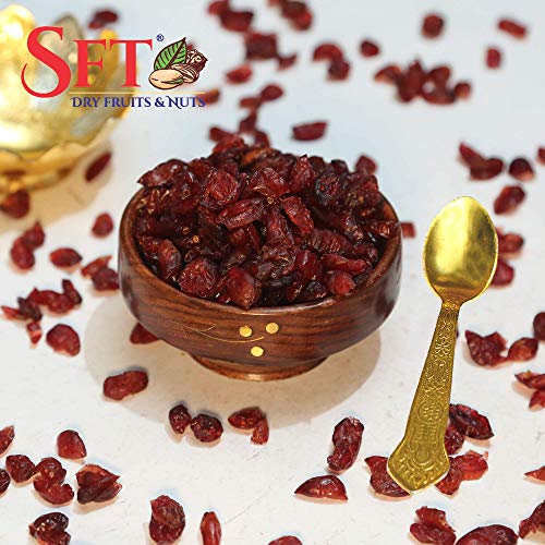 Image of SFT Raisins Afghani Green Handpicked (Kishmish) Seedless, Dry Grapes 1kg & Dried Cranberry Slices Pouch, 1000 g