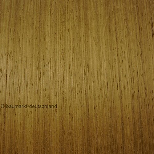 Preisvergleich Produktbild Echtholzfurnier mit Schmelzkleber 30cm Iroko