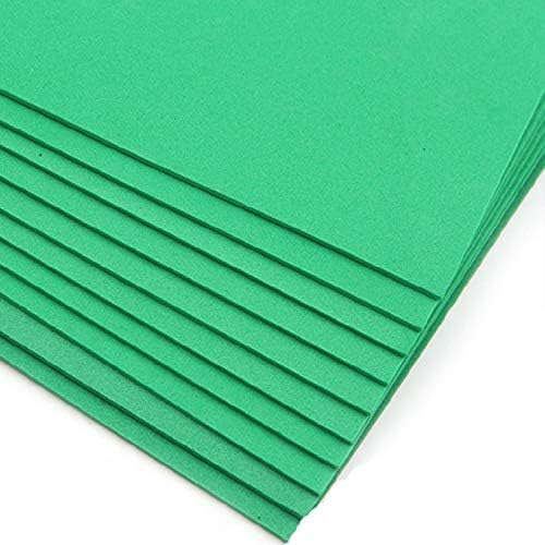 Uhat Pack 10 A4 Foam Craft Sheets EVA Sponge Paper 2mm for Children DIY